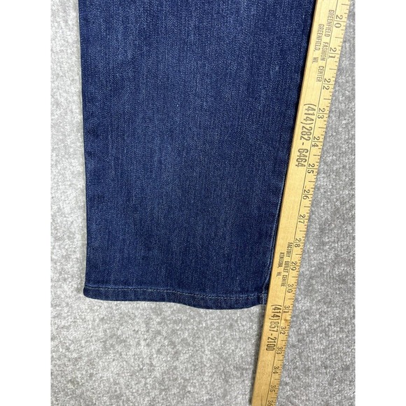 Gloria Vanderbilt Amanda Straight Leg Jeans Womens Missy‎ Size 14 Dark Wash Blue - Picture 11 of 12